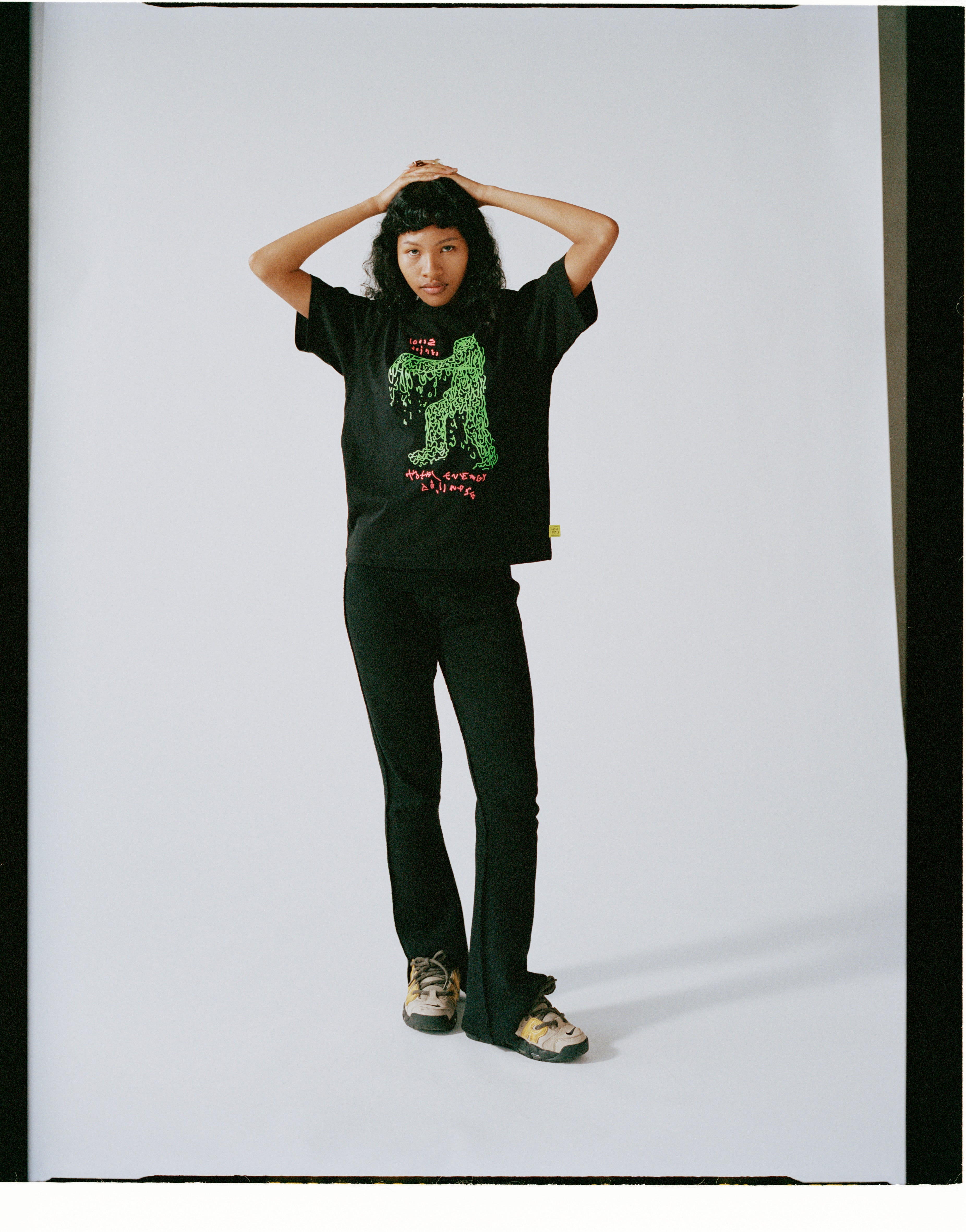 STABRIDGE ターコイズ Lサイズ Tシャツ SLY | FRONT LOGO RIB トップス (Tシャツ・カットソー(半袖