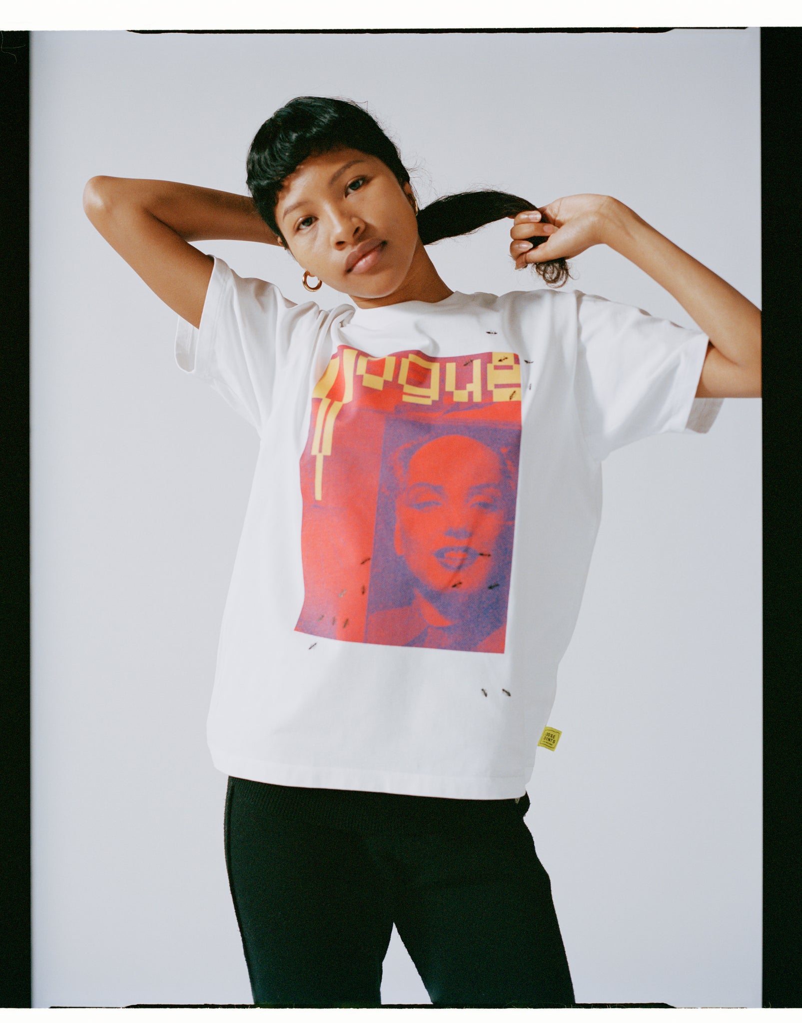 ORIGATO PLASTICO (HAJIME TACHIBANA ＋ MATERIAL) - 'MONACO-VOGUE' S/S TEE