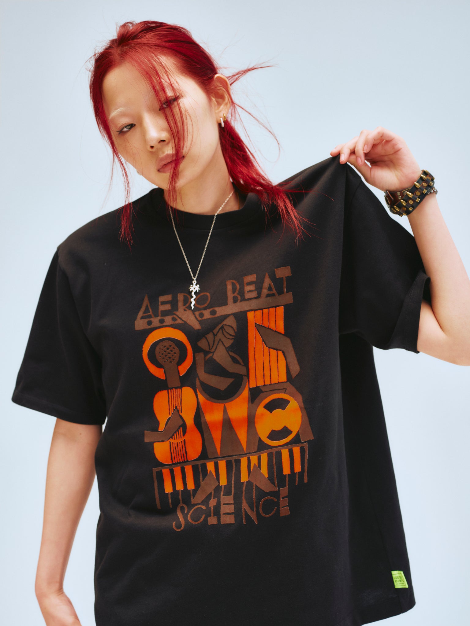 MASATO MAEKAWA - 'AFRO BEAT SCIENCE' S/S TEE