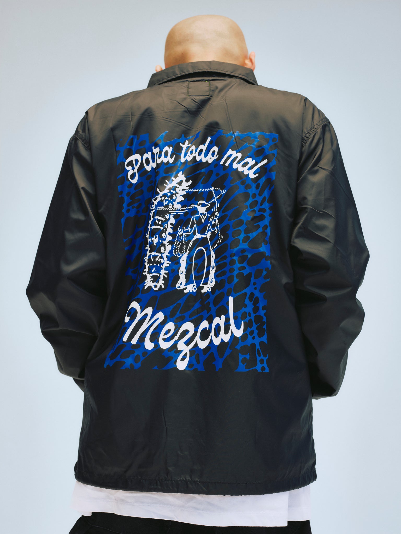 ED DAVIS - 'PARA TODO MAL, MEZCAL' COACH JACKET