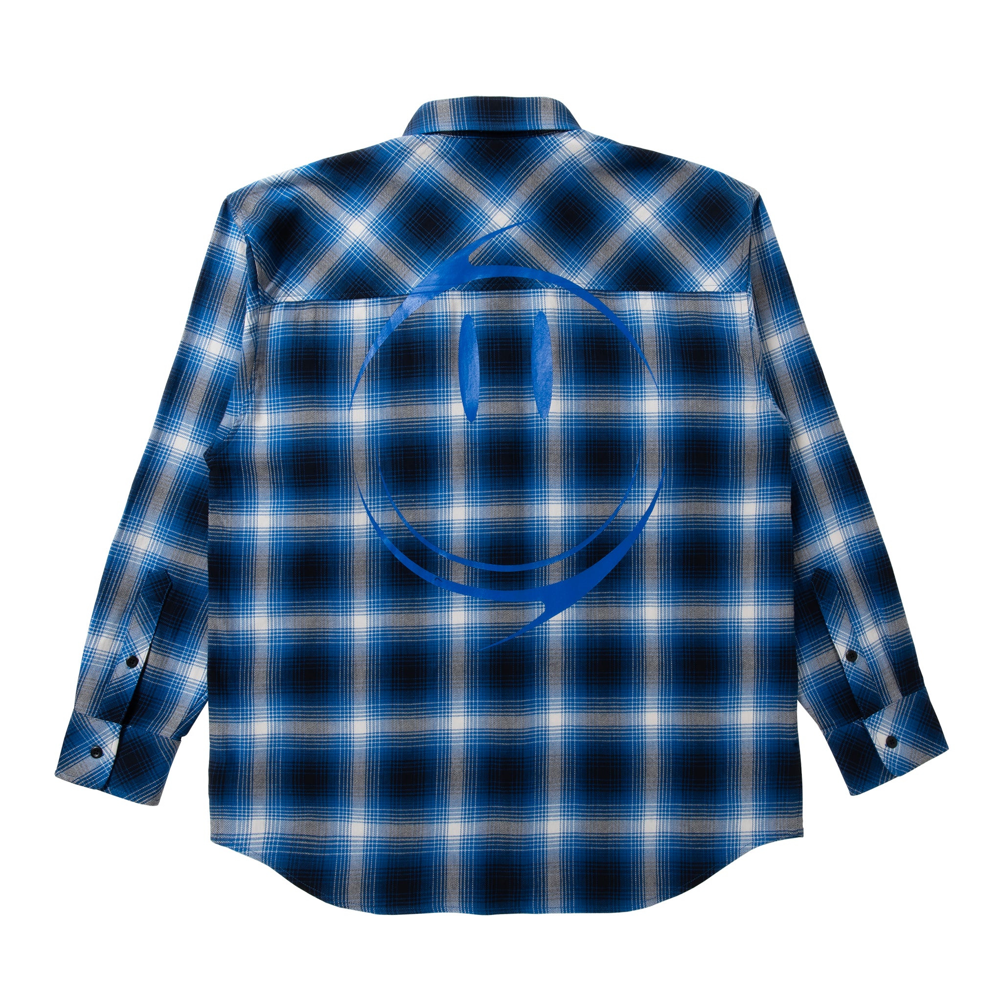 loosejoints≒RAFU - GUCCIMAZE - 'Joints' Flannel shirt (Blue)