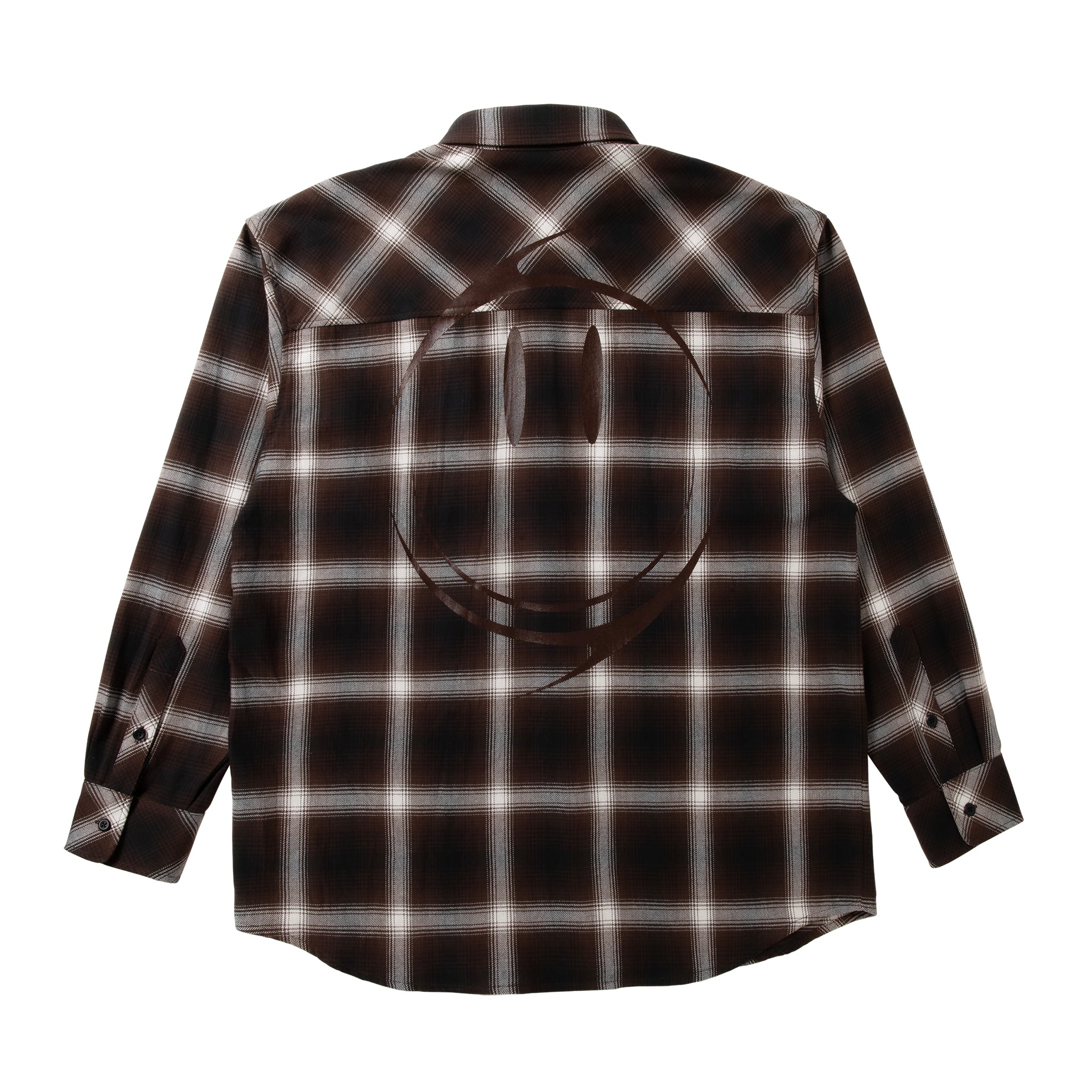 loosejoints≒RAFU - GUCCIMAZE - 'Joints' Flannel shirt (Brown)