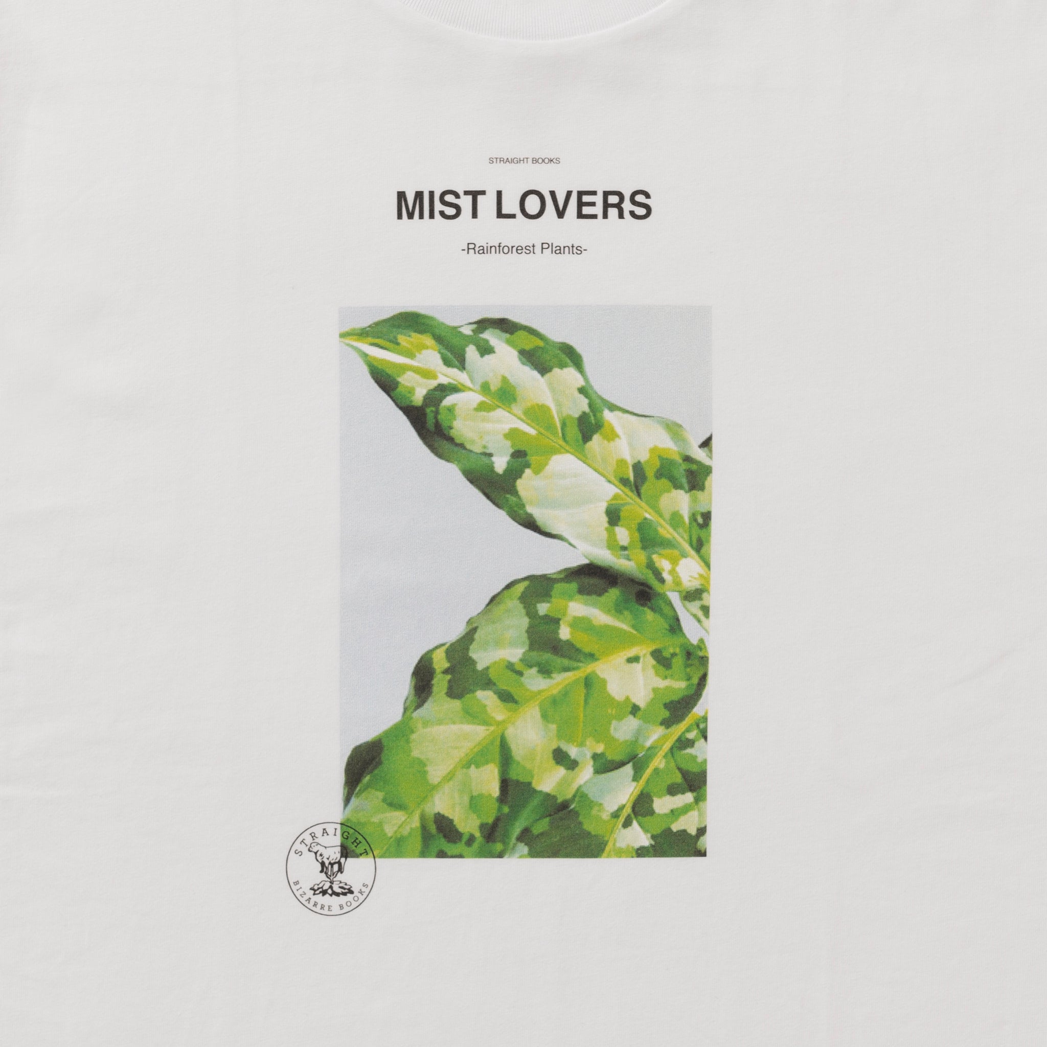 STRAIGHT  - 'MIST LOVERS - Rainforest Plants' S/S TEE
