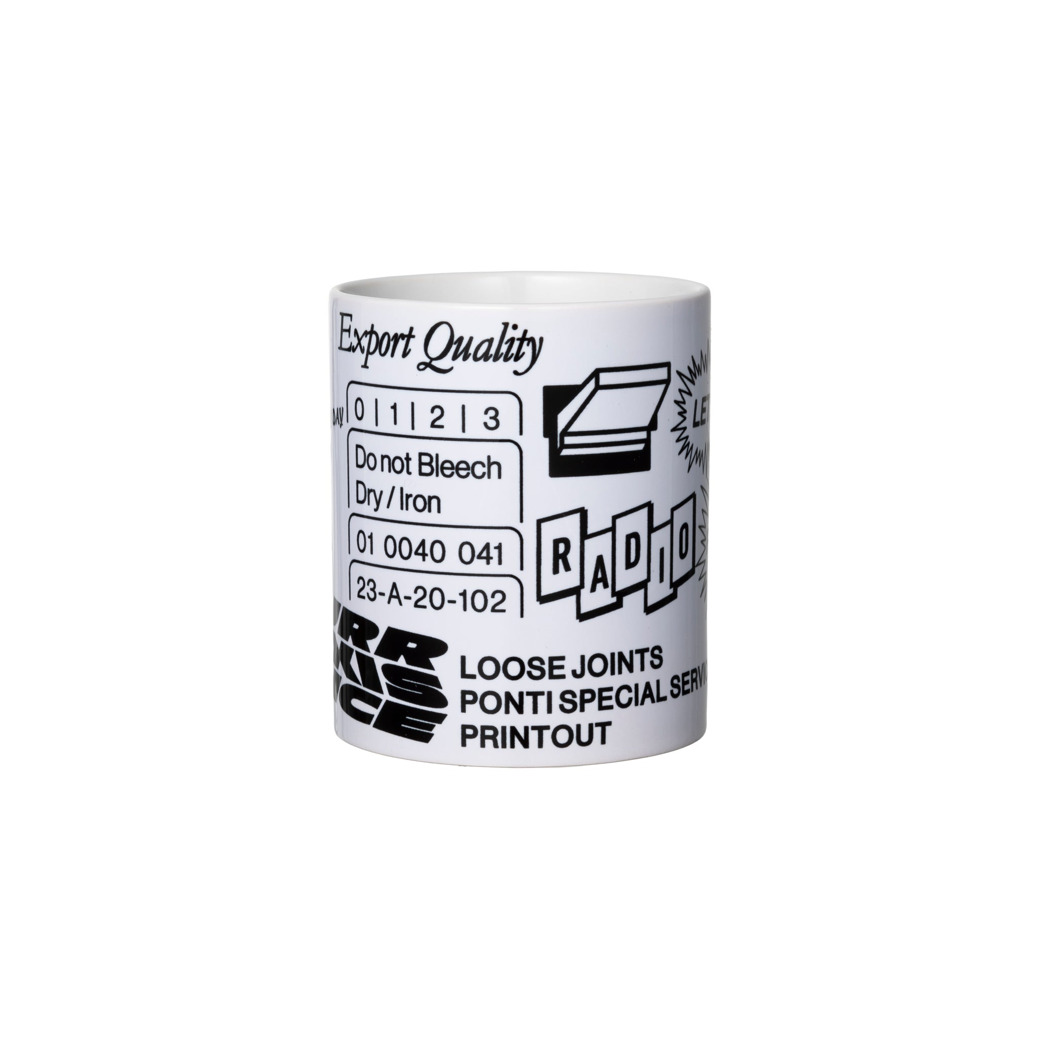 PRINTOUT X PONTI - 'LET'S GET PHYSICAL!' MUG CUP
