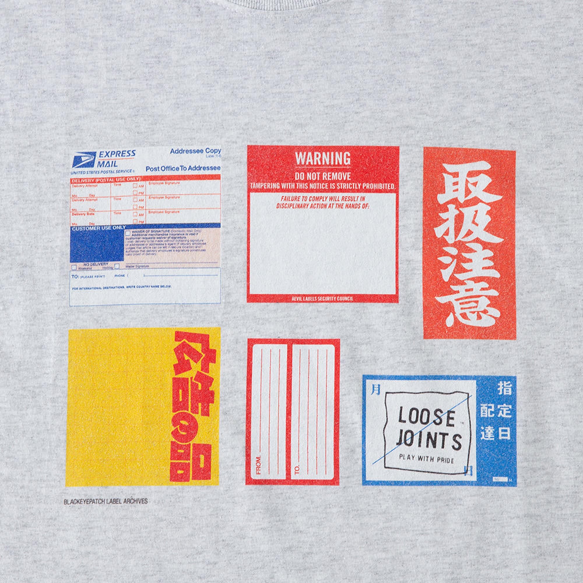 BLACKEYEPATCH - 'LABEL_ARCHIVES' S/S TEE