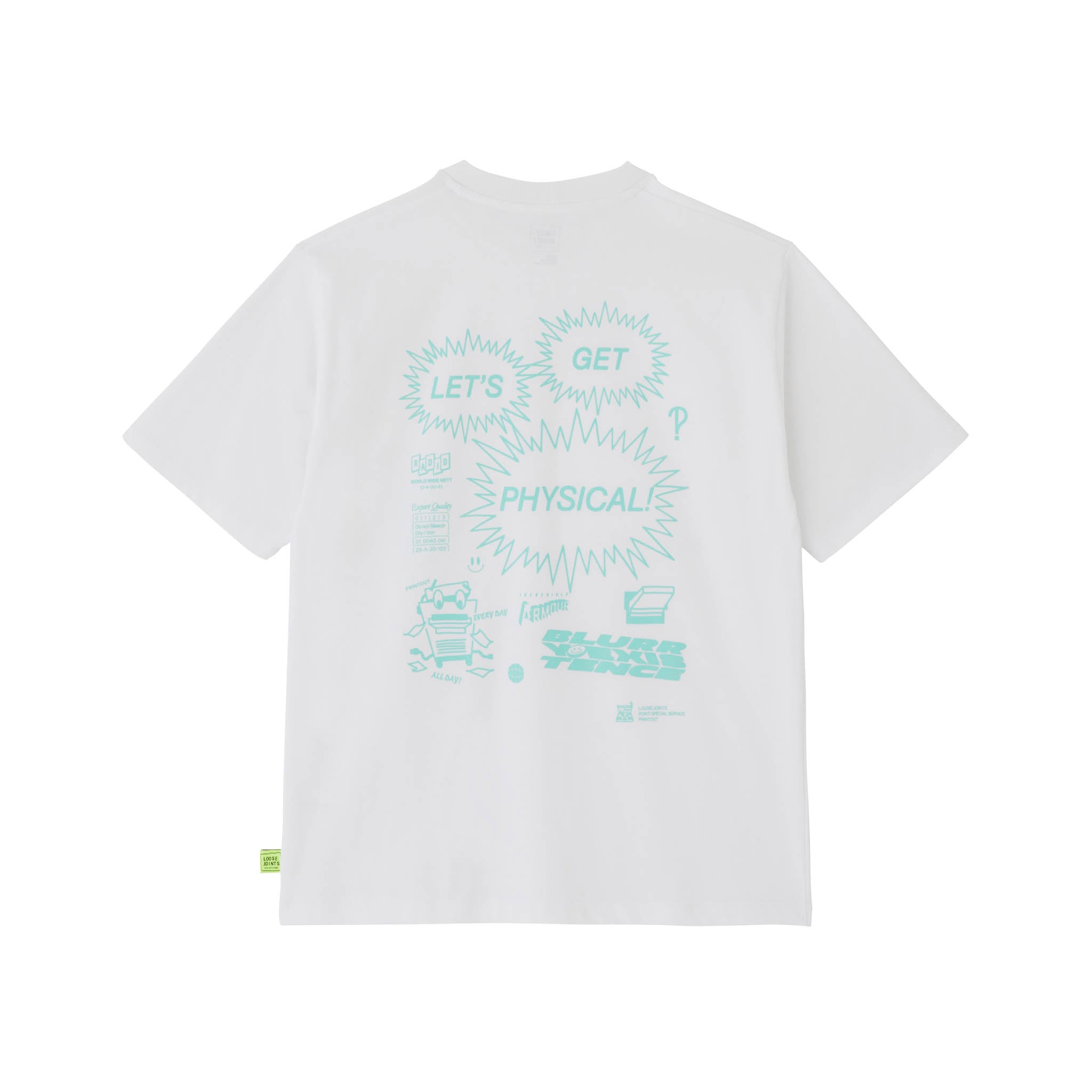 PRINTOUT X PONTI - 'LET'S GET PHYSICAL!' S/S TEE